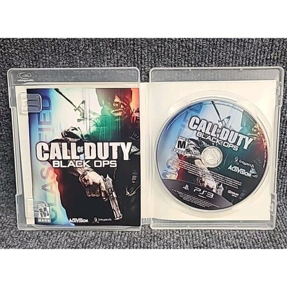 PS3 Call of Duty Black Ops Sony PlayStation 3 2010 W/ Manual Tested - Picture 3 of 4